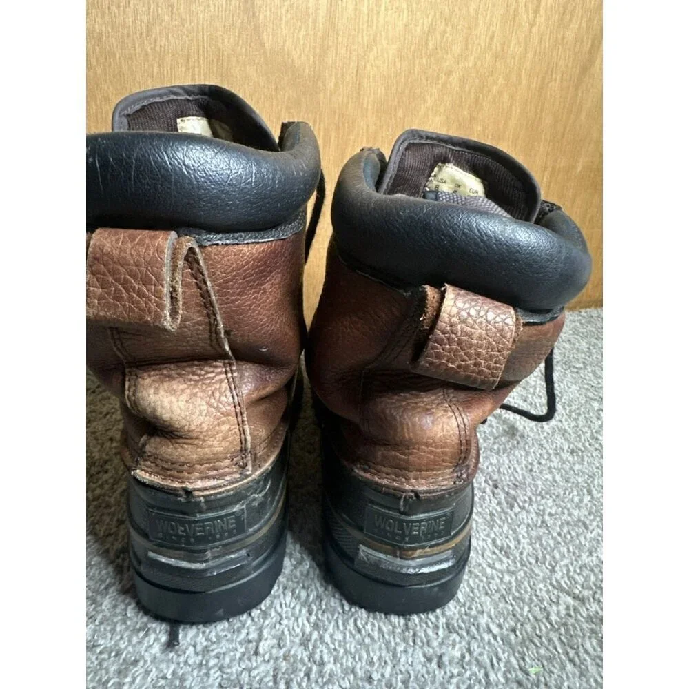 Wolverine Boots Mens 8 Brown Thinsulate Duck Snow Outdoor Hunting Workwear